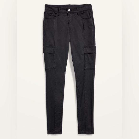 Old Navy Rockstar Super Skinny High Rise Secret-Slim Pockets Cargo Pants 12P - Picture 4 of 14